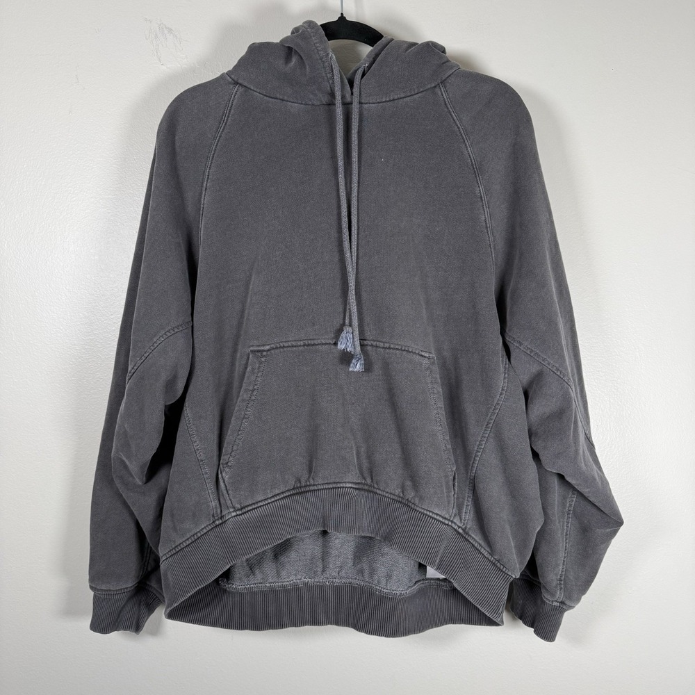 Madewell Hoodie Womens Large Gray Pullover Cotton